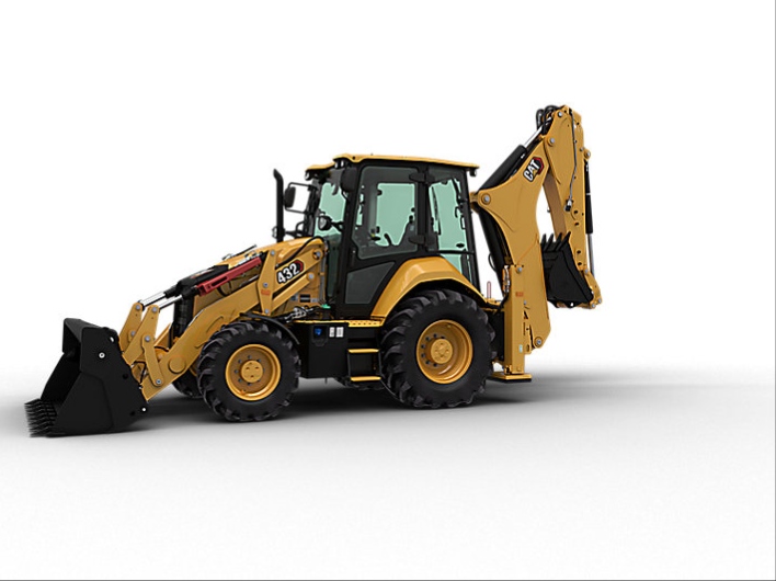 CAT 432 rypadlo-nakladač